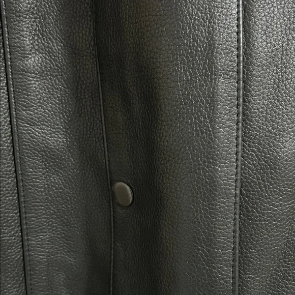 CMC Black Leather Vest with Side Laces - Picture 5 of 16